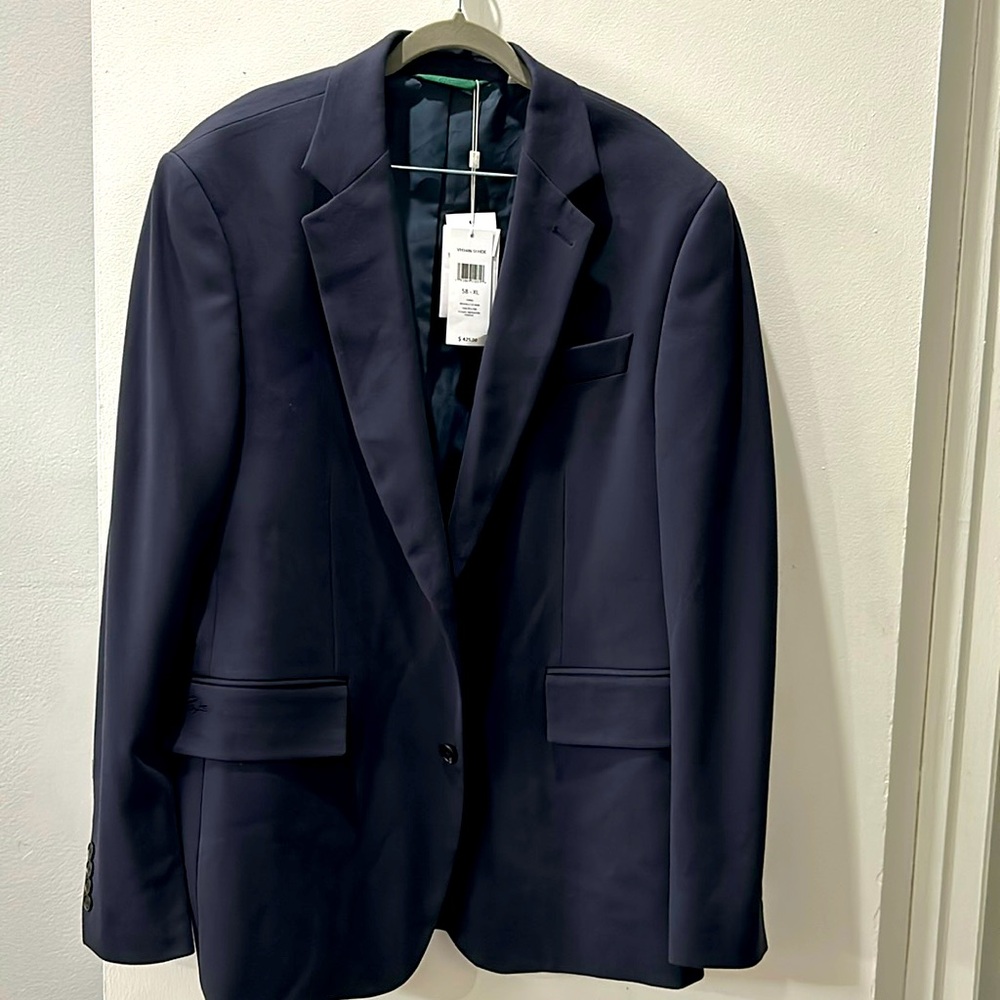 MEN'S COTTON AND LINEN BLAZER-Lacoste
